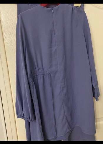 Kadriye Baştürk Uzun Kollu lila Kadın Tunik 2 li takım - Görsel 2