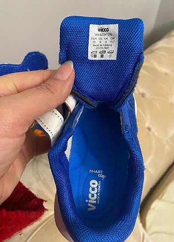 25 Beden mavi Renk VİCCO SPOR AYAKKABI