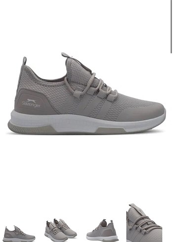 Slazenger Gri Erkek Spor Ayakkabı Bağcıklı Rahat