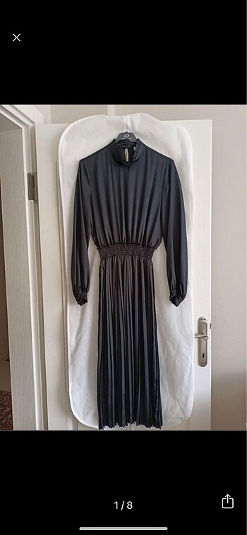 36 Beden siyah Renk Beymen elbise