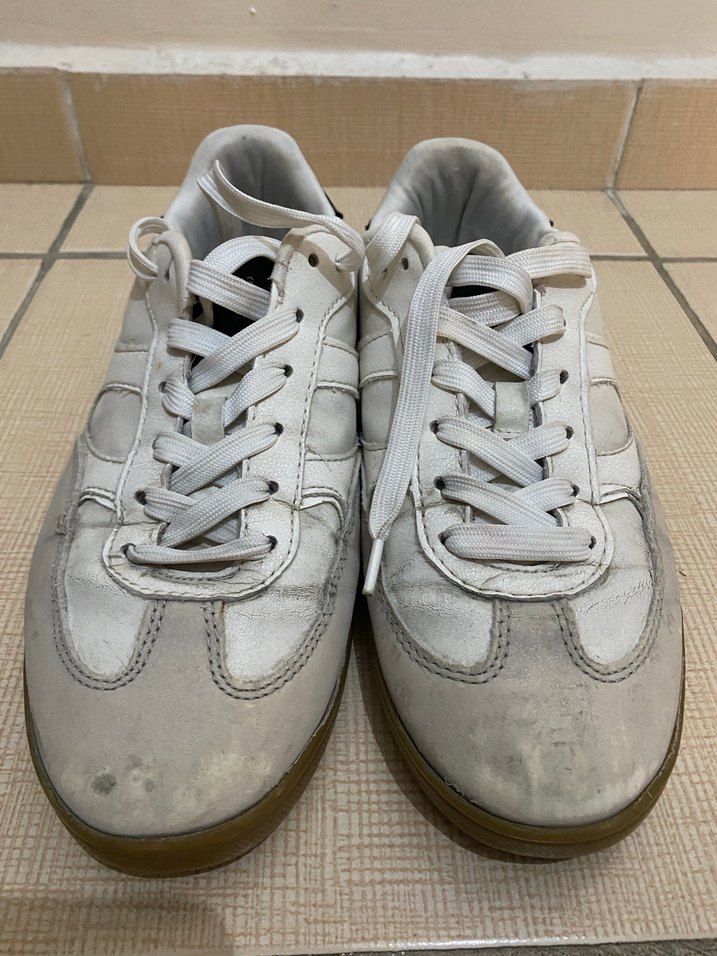 Beyaz Minimalist Kadın Sneakers - Görsel 3