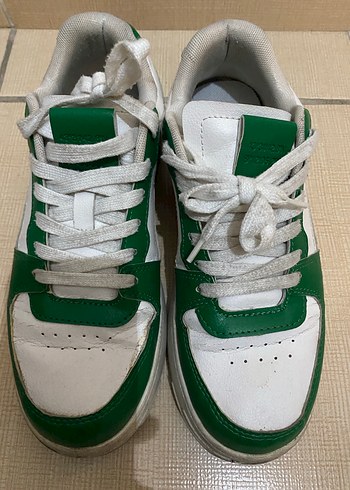 Yeşil Kadın Günlük Spor Ayakkabı - Görsel 2