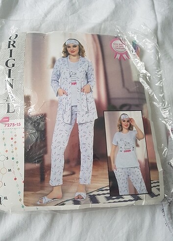Pijama takımı 5 parça resimdede gözüküyor 