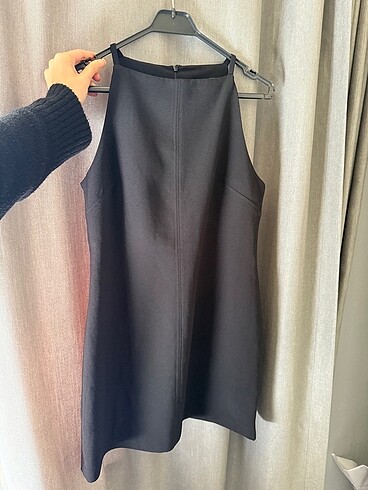 Zara siyah mini elbise