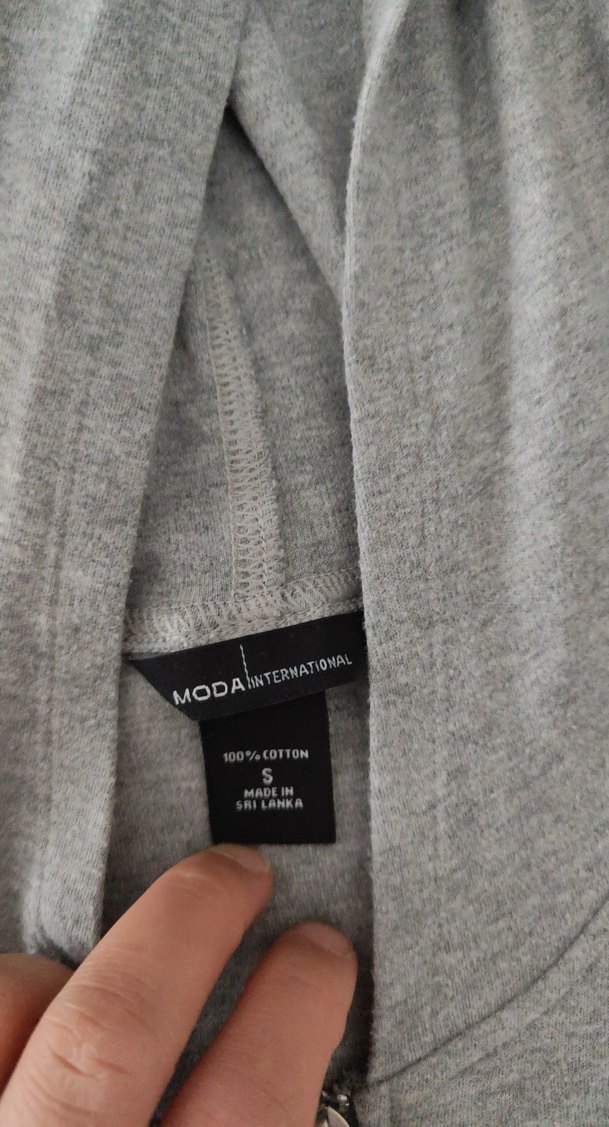 Gri Kadın Kısa Tulum Fermuarlı - Görsel 2