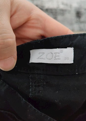 Siyah Denim Askılı Kısa Tulum - Görsel 5