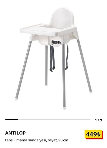 Ikea mama sandalyesi