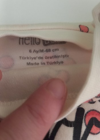 Bebek Kız Uzun Kollu Baskılı 2'li Takım - Görsel 4