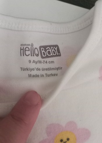 Bebek Kız Uzun Kollu Baskılı 2'li Takım - Görsel 5