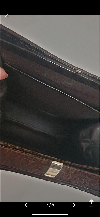 Beden kahverengi Renk Gerçek krokodil çanta