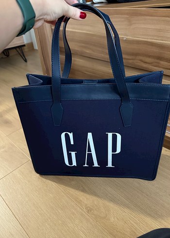 Lacivert Deri GAP Kadın El Çantası
