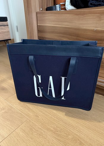 Gap Lacivert Deri GAP Kadın El Çantası