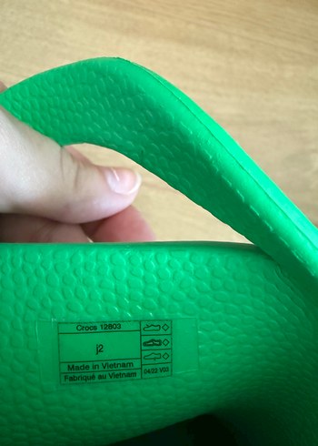 33 Beden yeşil Renk Yeşil Crocs Çocuk Lastik Çizme