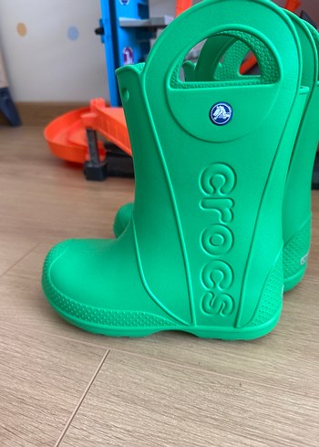 Yeşil Crocs Çocuk Lastik Çizme