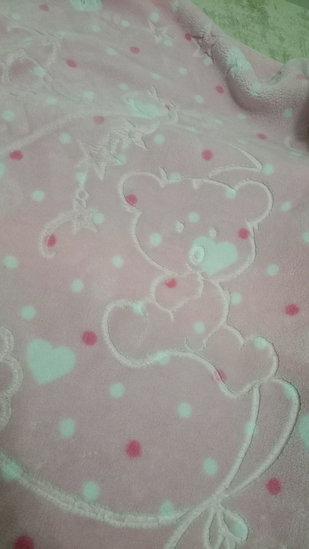 Pembe Desenli Çocuk Battaniyesi - Görsel 4