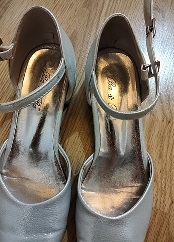 35 numara gümüş gri kız çocuk ayakkabısı - Görsel 3
