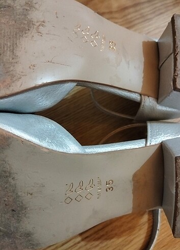 35 numara gümüş gri kız çocuk ayakkabısı - Görsel 10