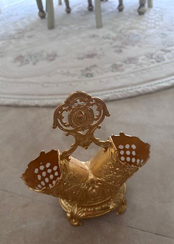 Diğer Altın Renkli Parlak Çatal Kaşık Tutucu