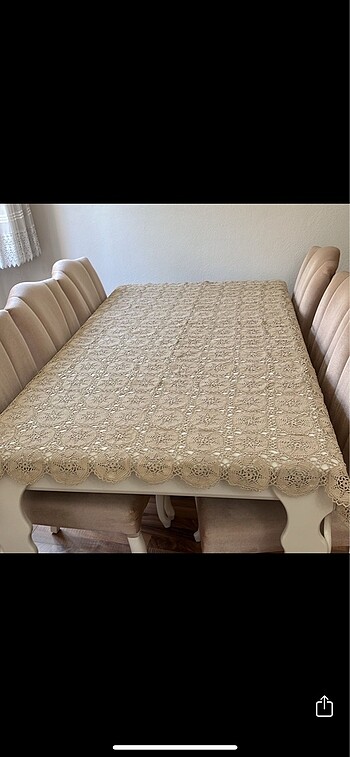 Salon masası örtüsü