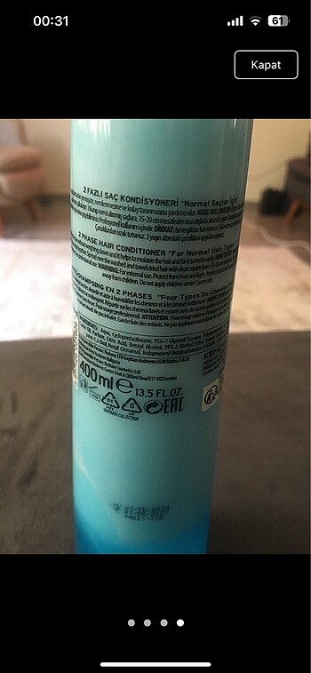 Redist mavi Fön suyu - Görsel 4