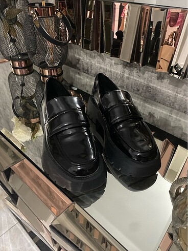 38 Beden Zara tertemiz ayakkabı loafer