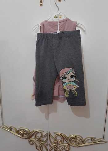 Kız Çocuk Çok Renkli Desenli Kolsuz Tişört - Görsel 2