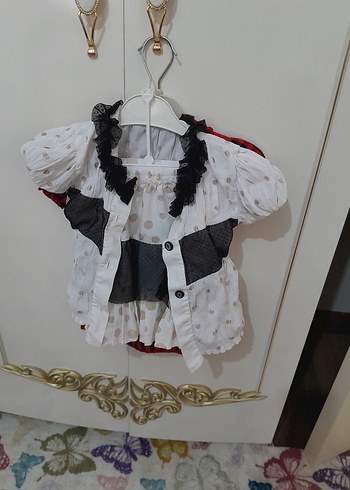 Kız Çocuk Volanlı Bohem Elbise - Görsel 2