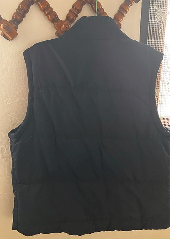 Düğmeli Siyah erkek yelek - Görsel 5