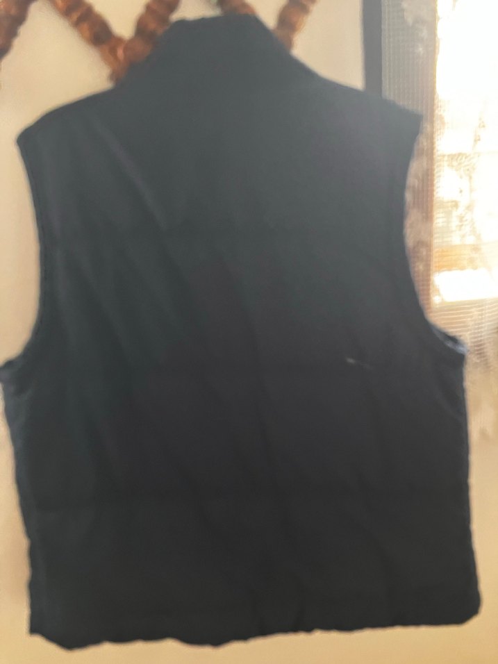 Düğmeli Siyah erkek yelek - Görsel 4