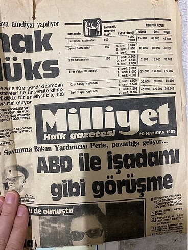 Milliyet gazetesi nostalji