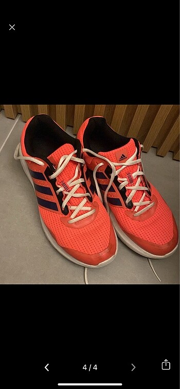 40 Beden kırmızı Renk Adidas spor ayakkabı