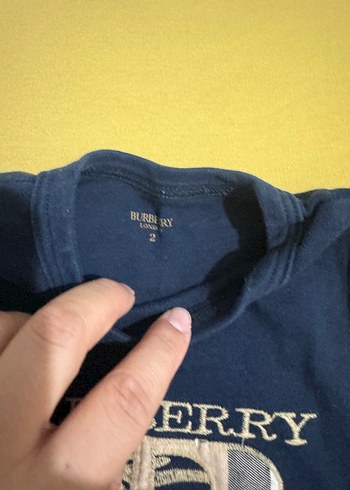 Burberry Erkek Çocuk Lacivert Baskılı Kolsuz Tişört