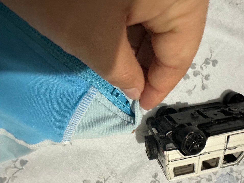 Çocuk Mavi Baskılı Kısa Kollu Mayo - Görsel 3