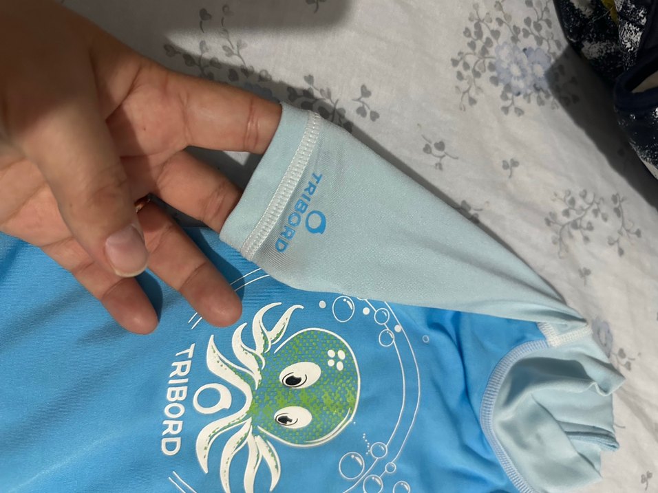 Çocuk Mavi Baskılı Kısa Kollu Mayo - Görsel 4