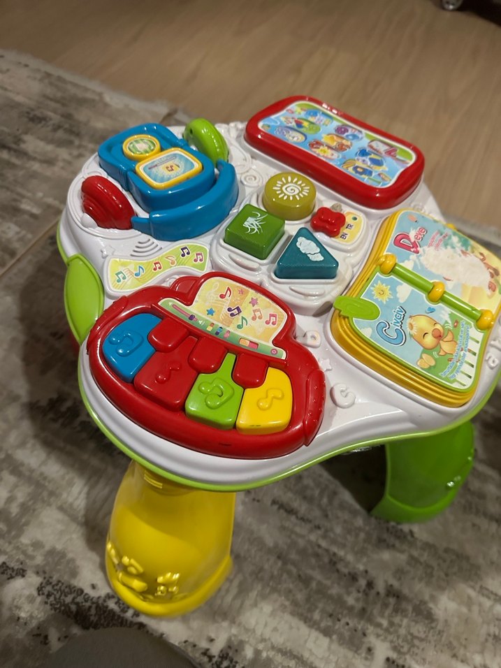 Renkli Çok Fonksiyonlu Eğitici Aktivite Masası - Görsel 2