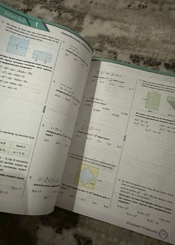 20 Dakikada Matematik Soru Bankası TYT - Görsel 2