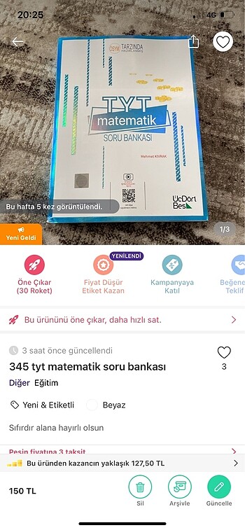 Tyt ayt 345 yayınları ve paraf