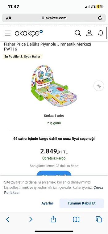Beden Renk Fisher prise oyun matı
