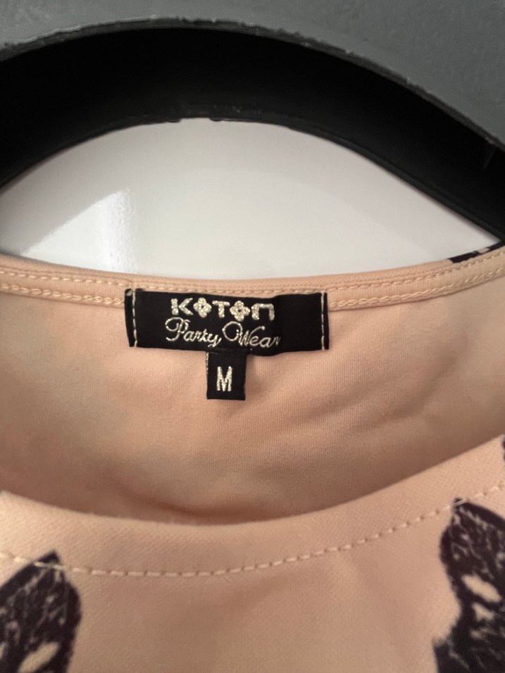 Dantel Detaylı Kahverengi Midi Elbise - Görsel 3