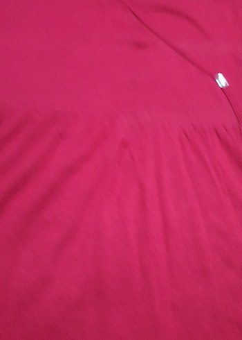 Kırmızı kraveze Yaka  bordo elbise - Görsel 5