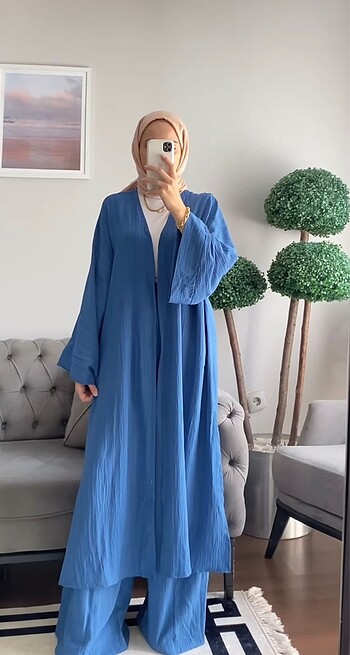 universal Beden mavi Renk Kimono Takım