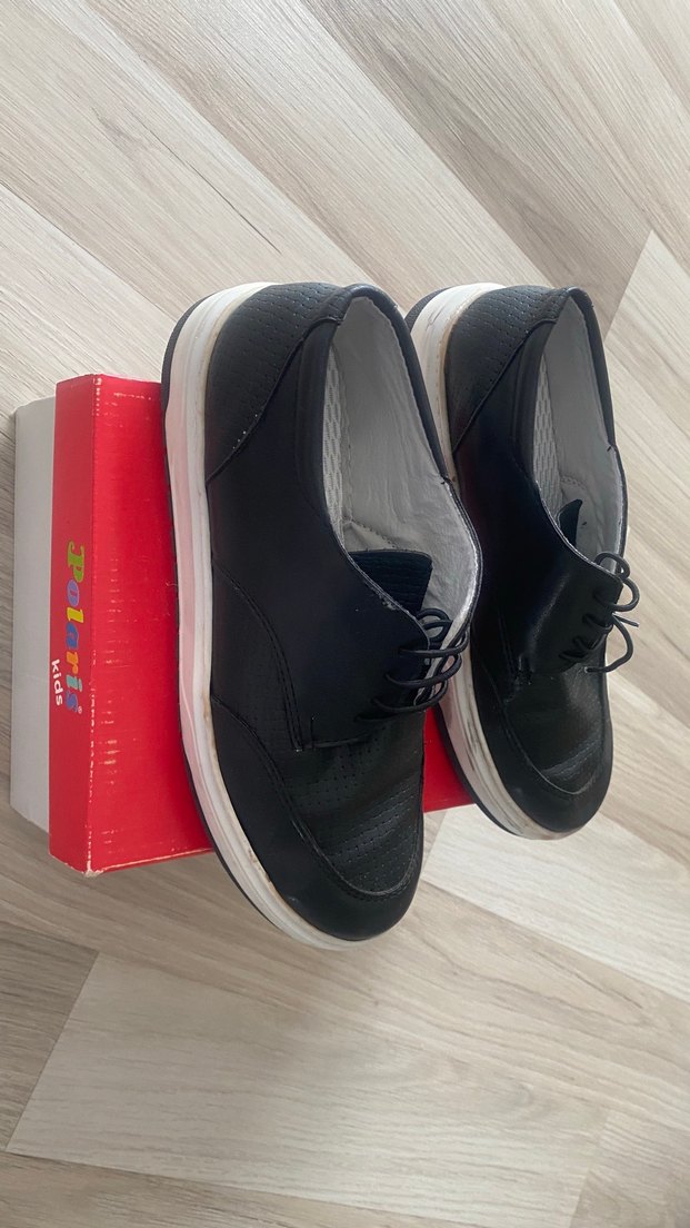 Siyah Erkek çocuk  Klasik Günlük Ayakkabı - Görsel 2