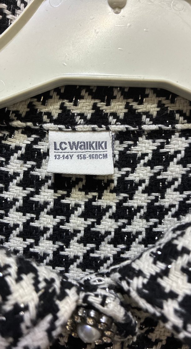 Kazayağı Desenli Şık Kız Çocuk Gömlek - Görsel 2