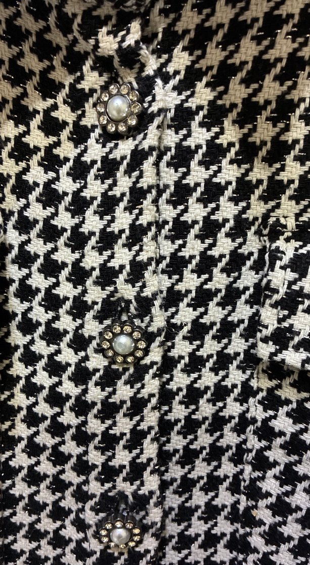 Kazayağı Desenli Şık Kız Çocuk Gömlek - Görsel 3