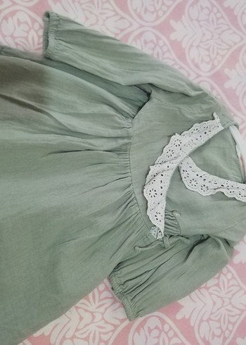 Kız Çocuk Siyah Gri Ekose Desenli Triko Elbise - Görsel 7