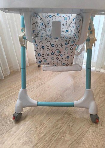 BabyJem Pastel Mavi Bebek Mama Sandalyesi