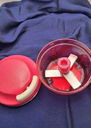  Beden pembe Renk Tupperware mini sef dograyıcı