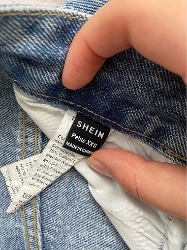 xs Beden lacivert Renk Shein kadın jean