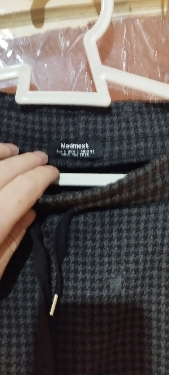 Düğmeli Gri erkek Pantolon - Görsel 3