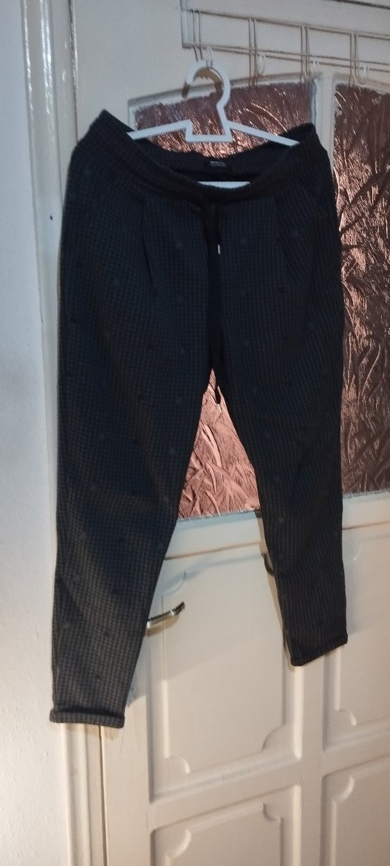 Düğmeli Gri erkek Pantolon - Görsel 4